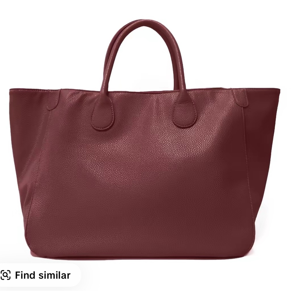 Chic Maroon Tote Bag